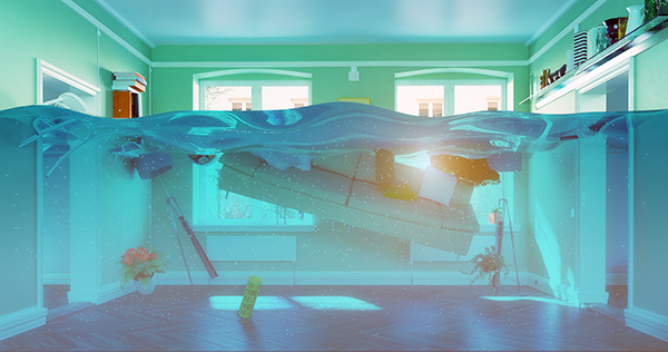 flooded